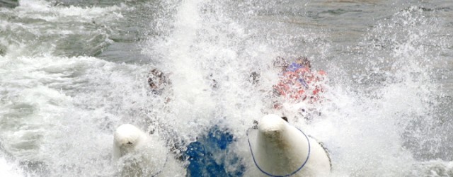 Power Rafting the Thompson River, BC