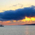 We captured this soft pastel sunset from the Kaunakakai Harbor pier on Molokai, said to be the longest pier in Hawaii