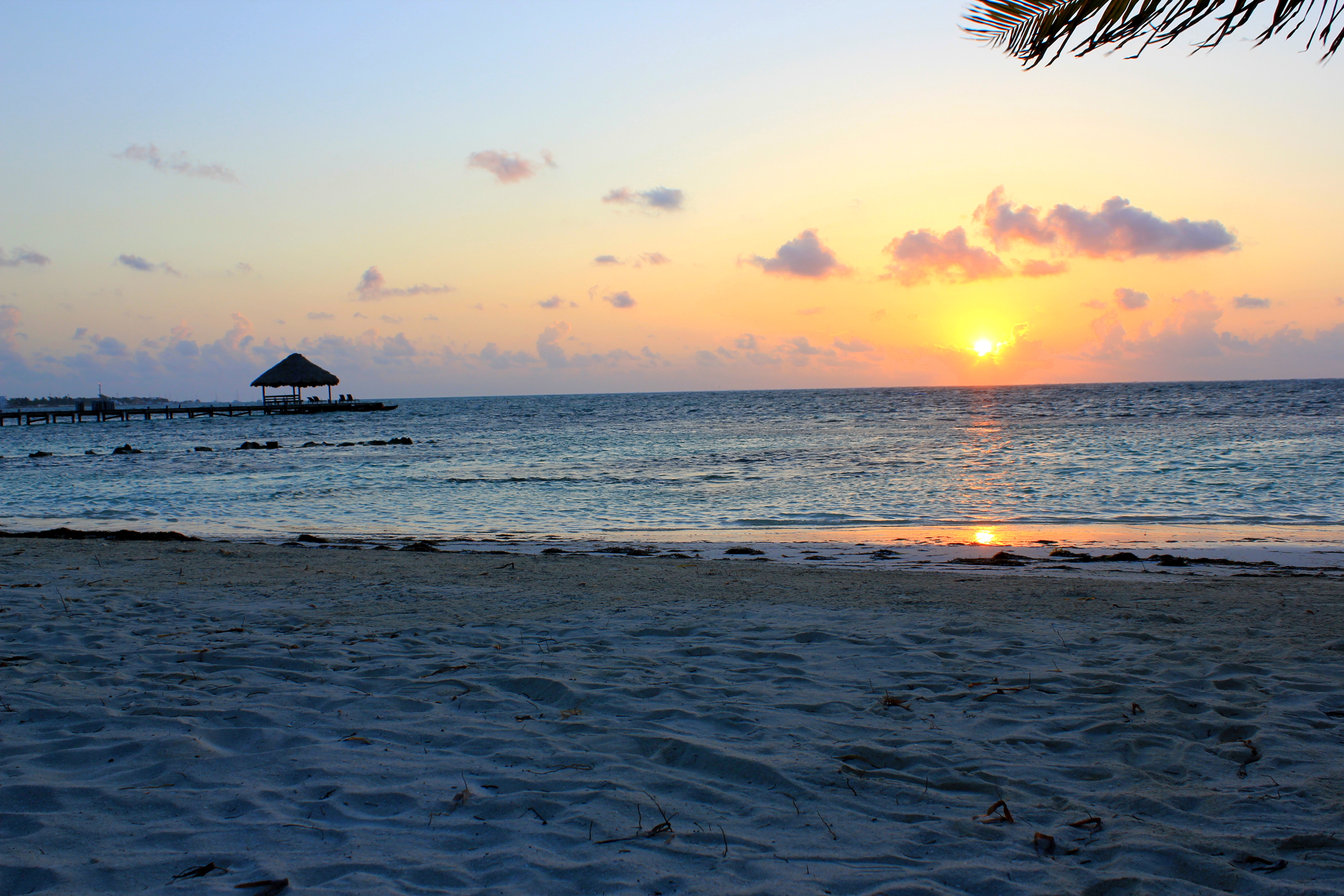 Sunrise over Ambergris Caye, Belize Time Lapse Video