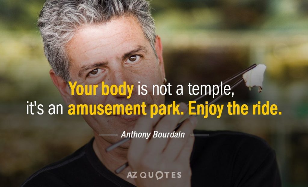 Anthony Bourdain travel quote