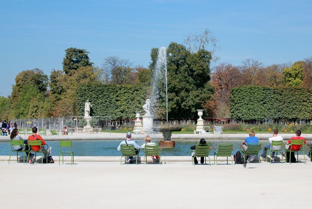 Fountains at Tuileries Garden, Paris, France