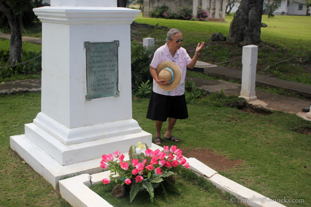 Mother Marianne Cope's Grave, Kalaupapa, Molokai, Hawaii