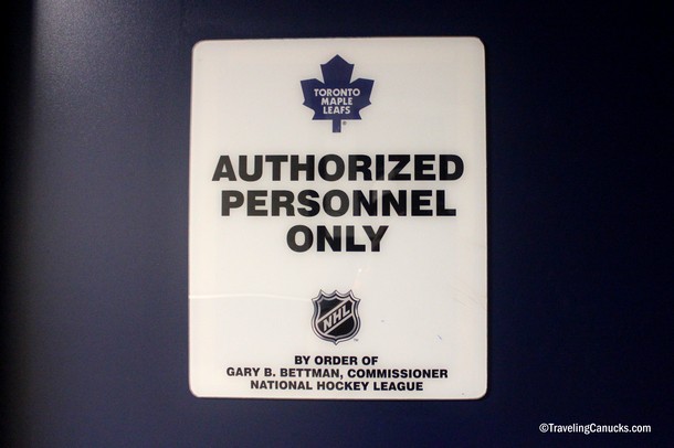 Toronto Maple Leafs Locker Room