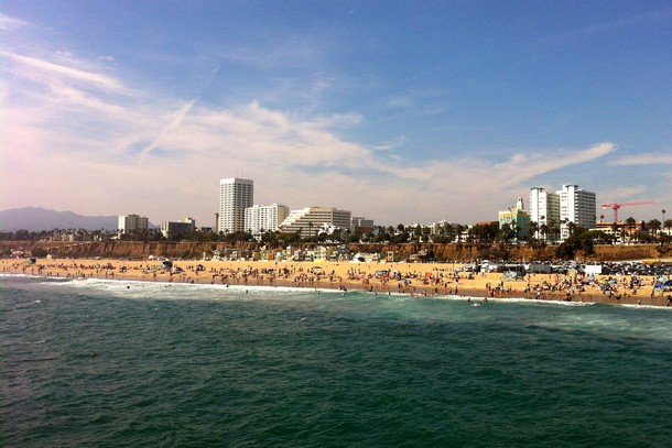  Santa Monica Beach, Los Angeles, California