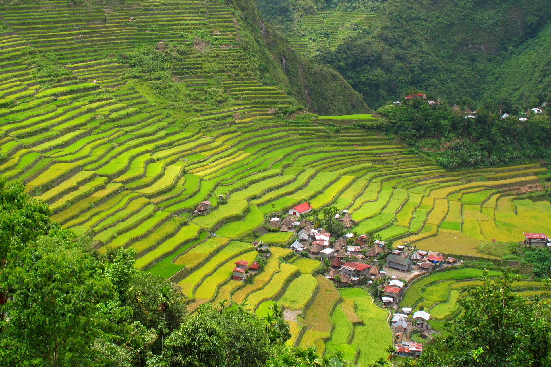 banaue rice terraces travel brochure tagalog