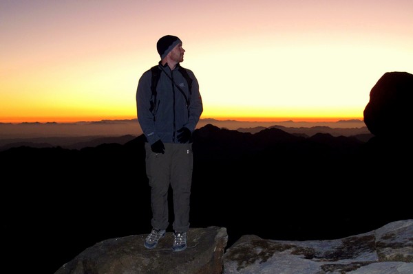 sunrise on Mount Sinai hike Egypt