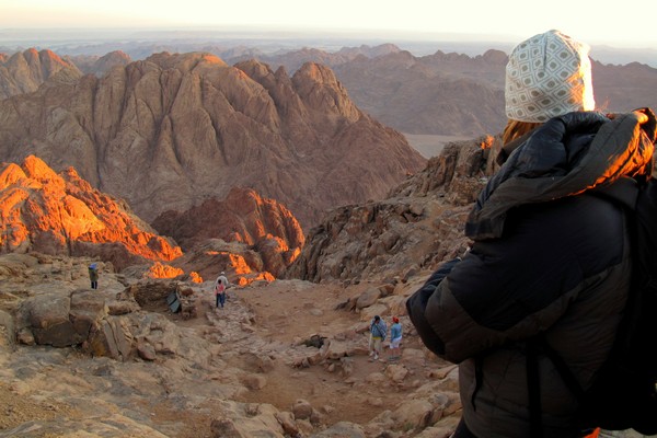 A night trek to the summit of Mount Sinai, Egypt