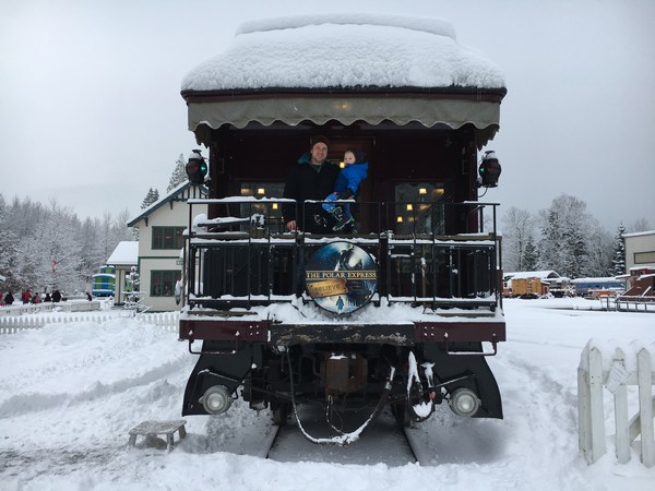 Polar Express Train, Squamish, British Columbia
