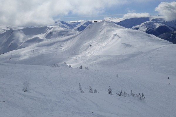 Snowboaring, Whistler Mountain, British Columbia, Canada