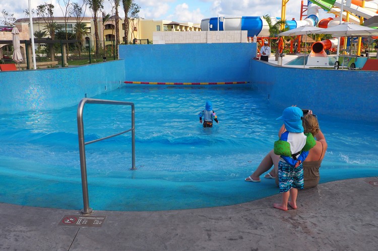 Wave pool at the Grand at Moon Palace Resort Cancun Mexico