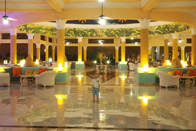 Lobby at the Iberostar Paraiso Del Mar, Riviera Maya, Mexico