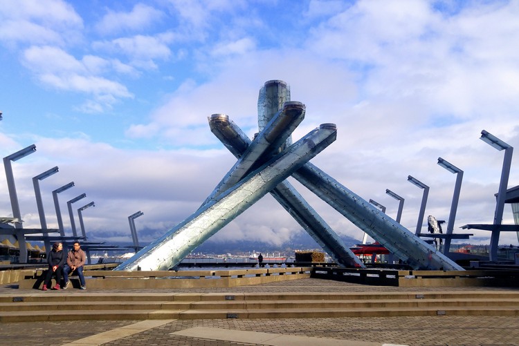Olympic Cauldron Vancouver Poole Plaza