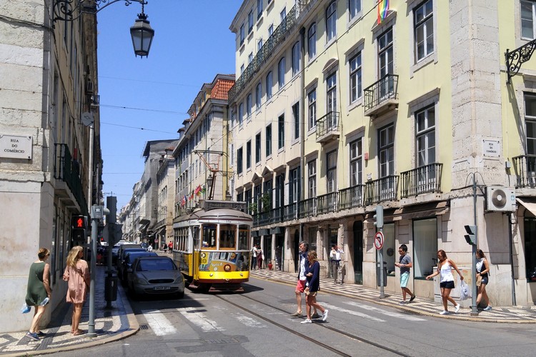 Tram, Photos of Lisbon, Portugal