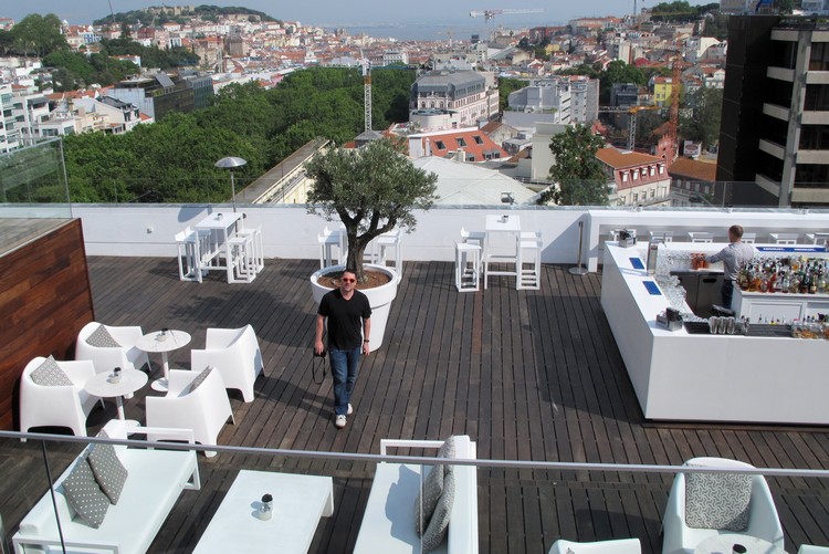 Sky bar, Views of Lisbon, Portugal