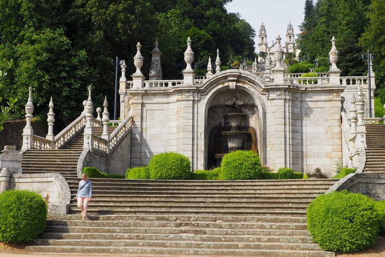 Sanctuary of Our Lake of Remedies in Lamego, Regua, Portugal