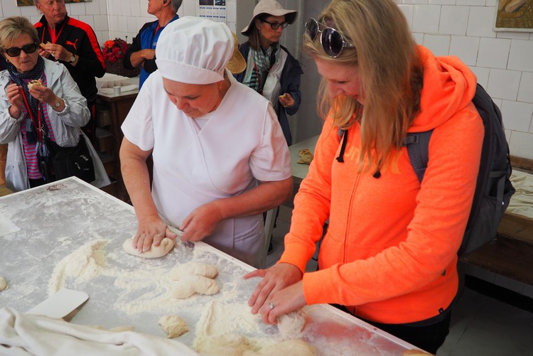 Making bread in Favaios, Portugal River Cruise