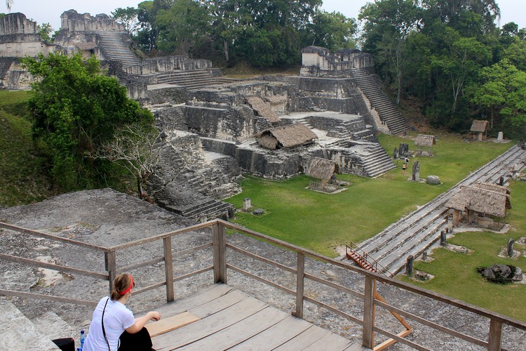 North Acropolis, Mayan Temples, Tikal National Park, Guatemala