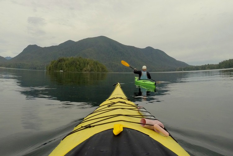 Kayaking in Tofino, Vancouver Island, Pacific Rim National Park, British Columbia, Canada