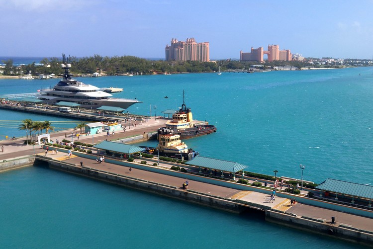 Nassau, Bahamas Cruise, Atlantis, port of call, view of dock