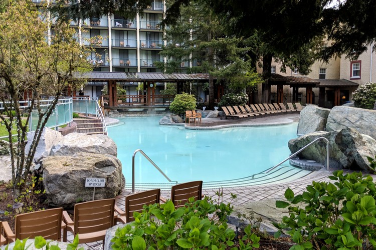 Harrison Hot Springs Resort Outdoor Family Pool in British Columbia