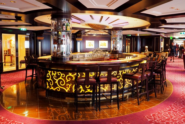 Bar at Ensemble Lounge on Celebrity Eclipse cruise ship