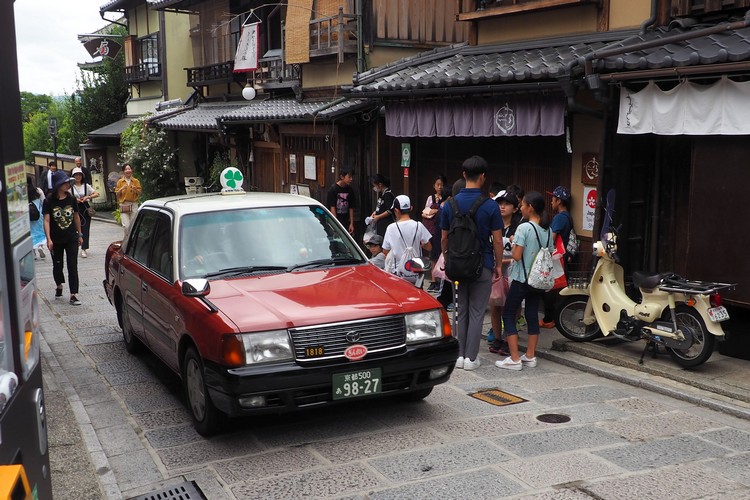 taxi in Tokyo Japan