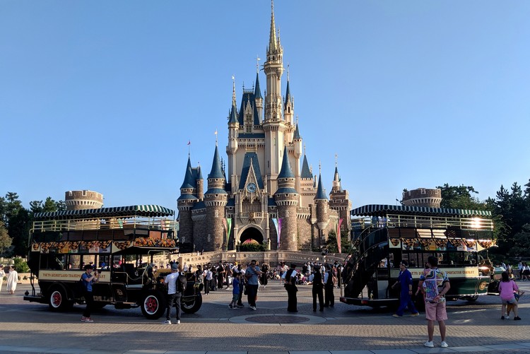 Disney castle at Tokyo Disney Resort 
