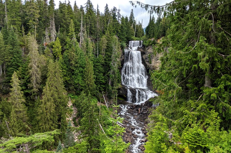 Alexander Falls in Whistler, things to do along the Sea to Sky Highway, British Columbia