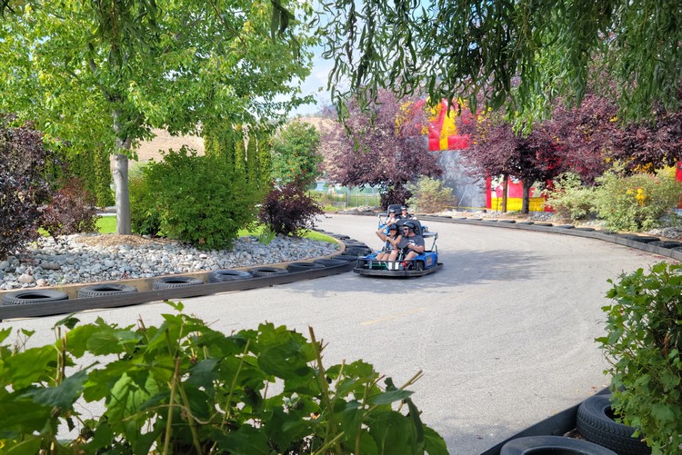 Go-Karts at LocoLanding Aventure Park, things to do in Penticton BC