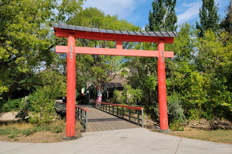 Penticton Torii Gate at Penticton Ikeda Japanese Garden