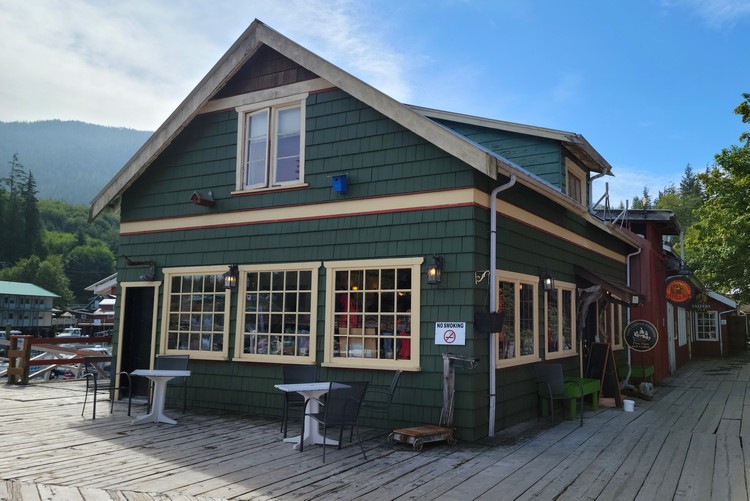 Cove Coffee Company at Telegraph Cove on Vancouver Island, British Columbia, Canada