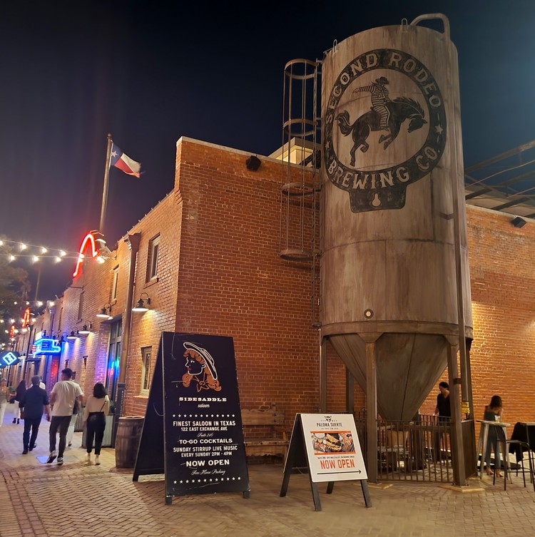Second Rodeo Brewing at Mule Alley Fort Worth Stockyards