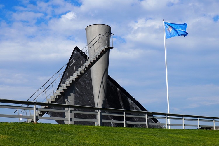 The 1994 Winter Olympics Cauldron at Lysgårdsbakken Stadium in Lillehammer, Norway