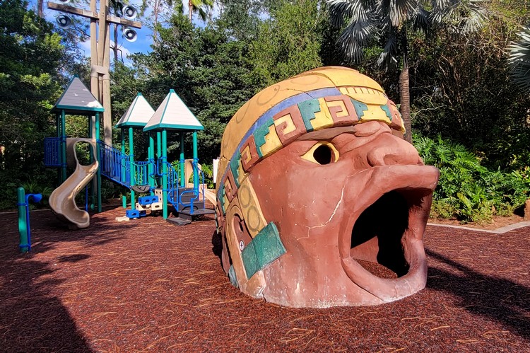 Outdoor playground at Coronado Springs Dig Site complex.