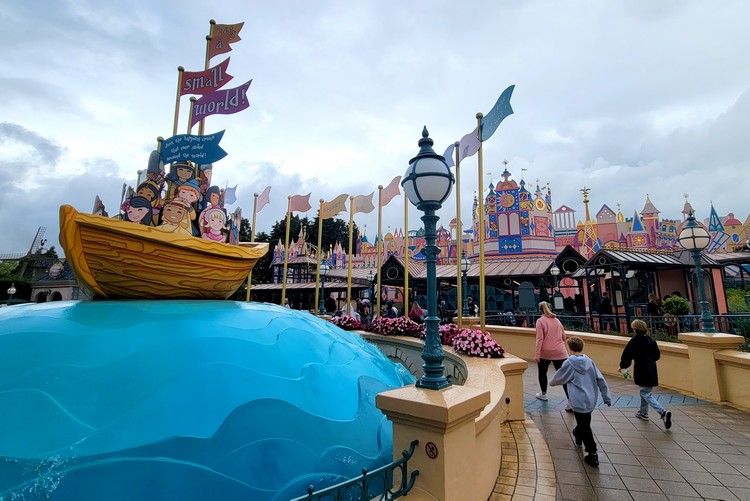 It's a Small World ride in Fantasyland, famous ride at Disneyland Paris Euro Disney
