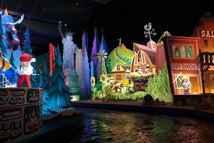 It's a Small World ride in Fantasyland in Disneyland Paris