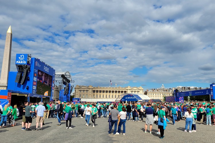 Paris Rugby Village at France Rugby World Cup 2023, Ireland vs South Africa in Paris, rugby venues