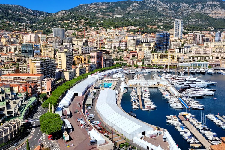 Monaco Yacht Show at Port Hercules in Monaco-Ville