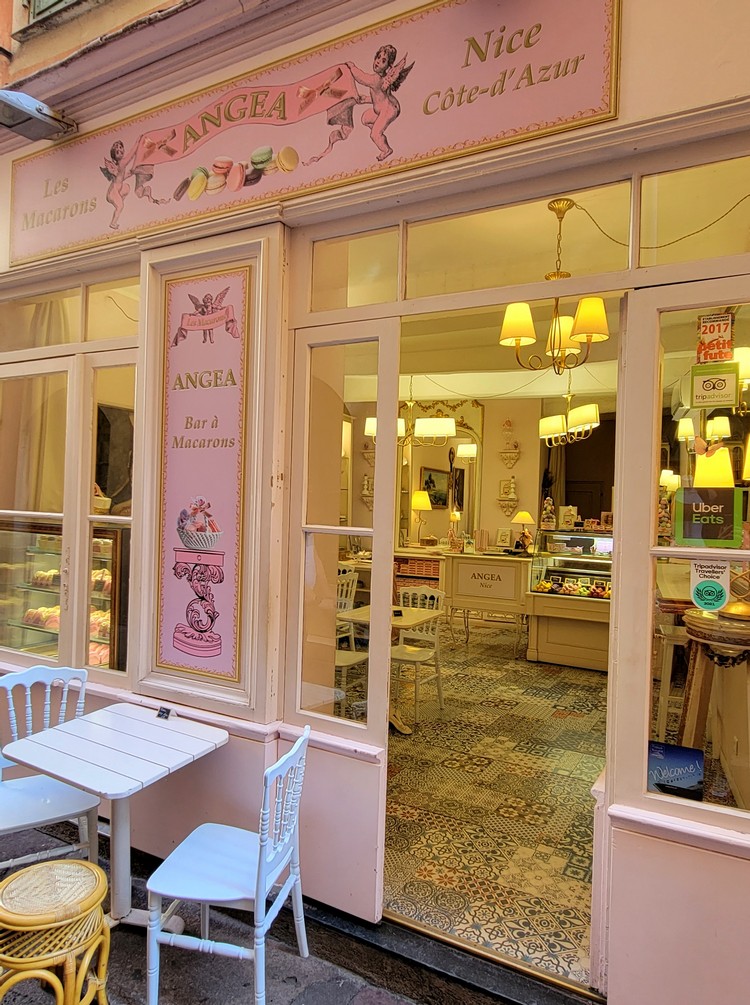 Angea French bakery, Les Macarons, Nice Cote-d'Azur France