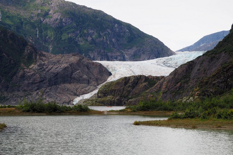 Mendenhall Glacier in Juneau, Alaska