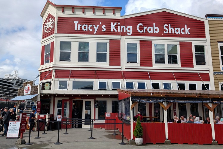 Tracy's King Crab Shack in Juneau Alaska