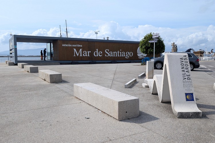Estación Marítima Mar de Santiago, Vilanova de Arousa, Camino Portuguese Spiritual Variant